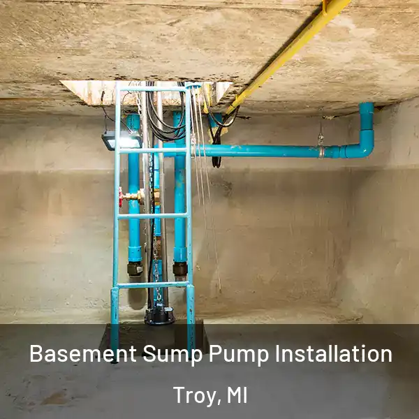  Basement Sump Pump Installation Troy, MI