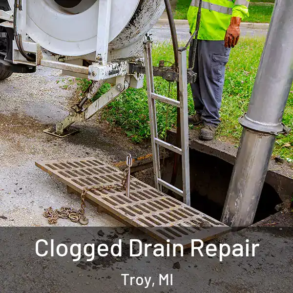  Clogged Drain Repair Troy, MI