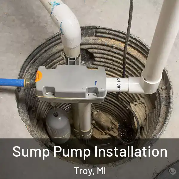  Sump Pump Installation Troy, MI